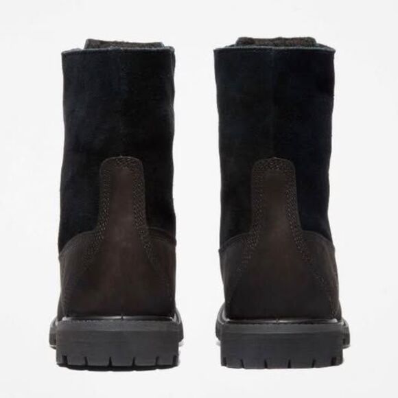 Timberland women’s warm line waterproof roll top boot Black - Picture 4 of 7